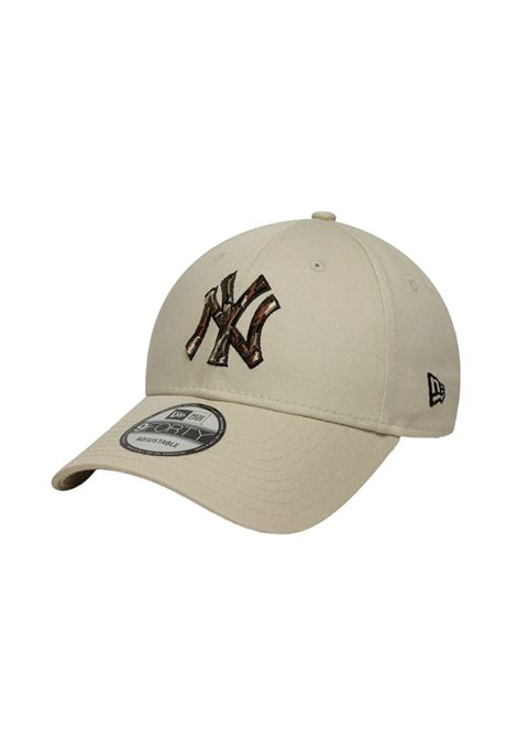 Cappello New Era 9FORTY New York Yankees MLB Outline Crema Camo Unisex NEW ERA | Cappelli | 60771850-
